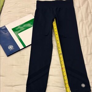 Tory Burch Sport navy blue leggings with box size medium